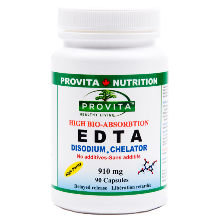 EDTA DISODIUM CHELATOR 900 mg Naturaheal.ca