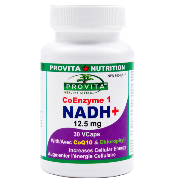 NADH+ with CoQ10 and Chlorophyll Naturaheal.ca
