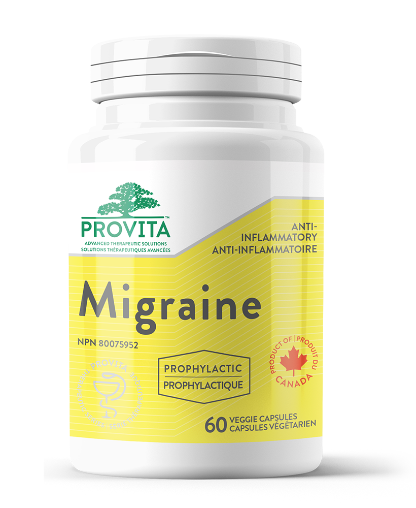 Migraine - 60 veggie capsules - Naturaheal.ca